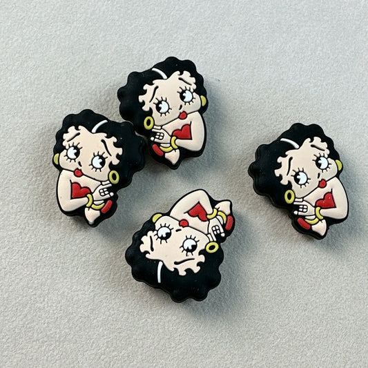 Betty Boop  Silicone Focal Bead