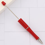 Solid Color Plastic Beadable Pen