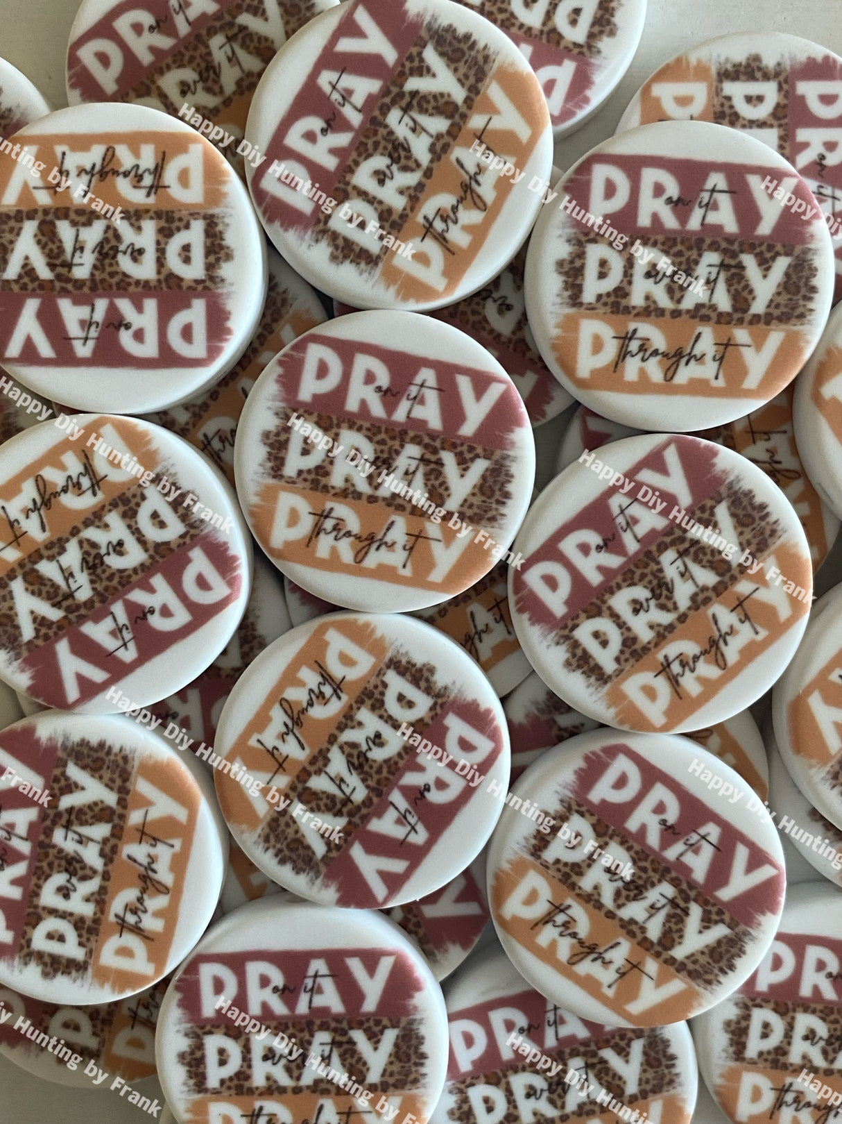 Pray Pray Pray focal beads