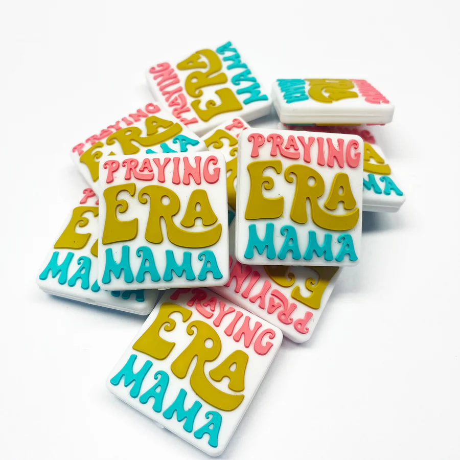 Praying Era Mama Silicone Focal Bead