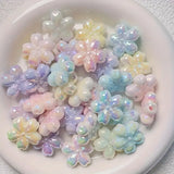 Luminous Sakura Acrylic Beads Mixed Color