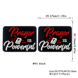 Prayer is Powerful Focal (Silicone) Bead