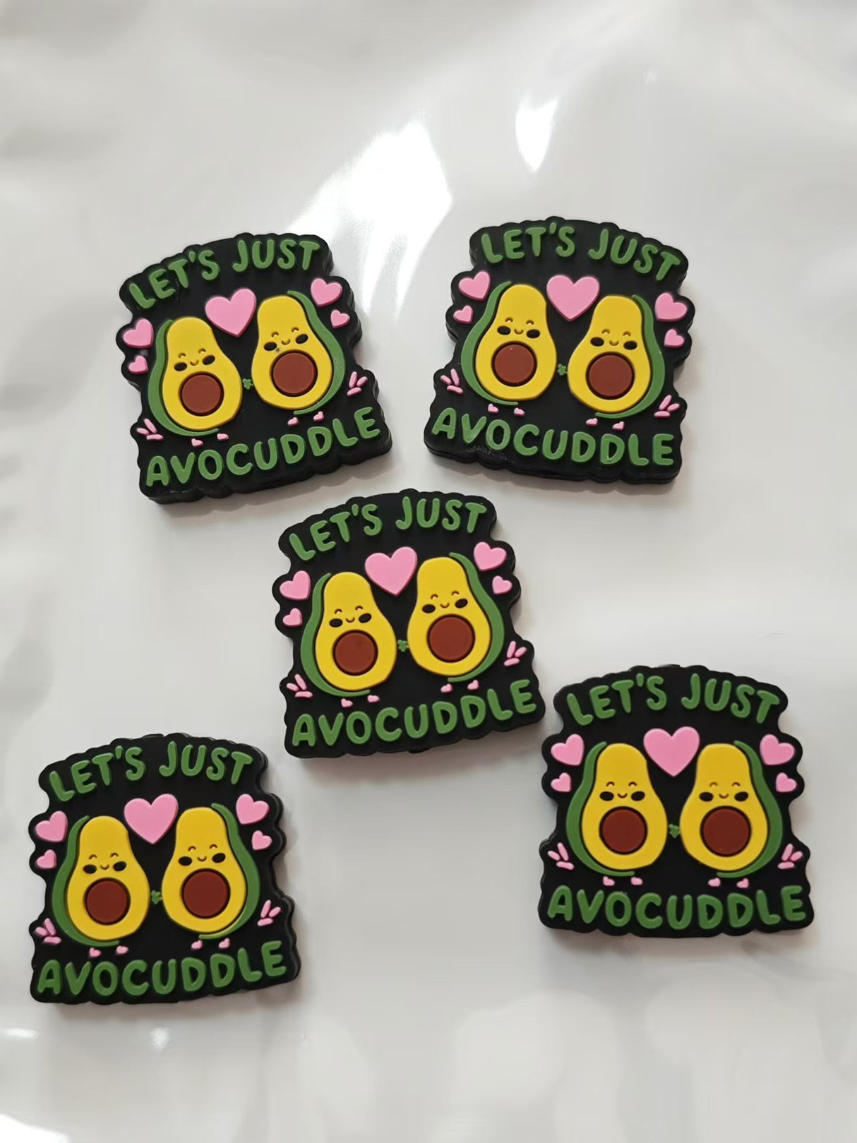 Let's just Avocuddle silicone focal beads