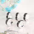 Flat Round Flat Round Metal Spacers with Rhinestones, 8mm (Copy)