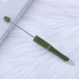 Solid Color Plastic Beadable Pen