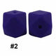 14mm Hexagon Silicone Beads