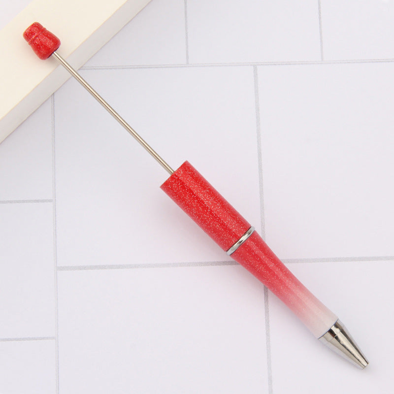 Solid Color Plastic Beadable Pen